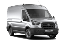 Car Hire Denton - Silver Ford Transit Long Wheelbase - Van hire Denton
